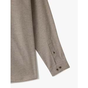 Uzun Kollu Slim Fit Gömlek 5SAM60070HW