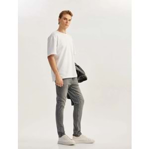 Pamuklu Skinny Fit Jean Pantolon - Michael Jean 5SAM40088ND - KOTON - GRİ - 32/30