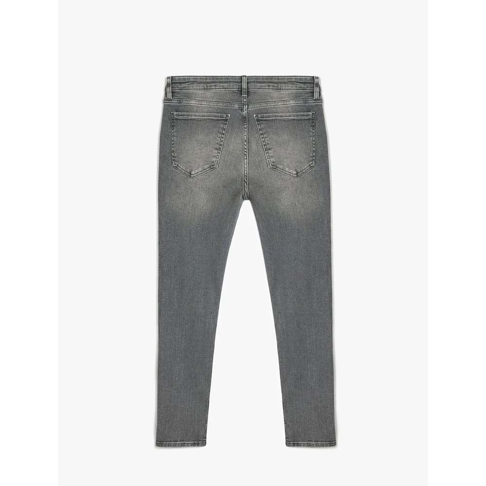 Pamuklu Skinny Fit Jean Pantolon - Michael Jean 5SAM40088ND - KOTON - GRİ - 32/30
