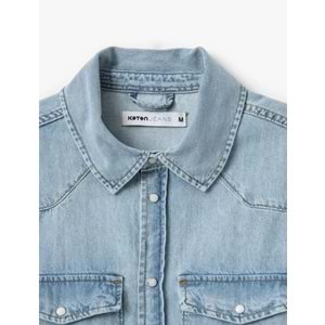 Düğmeli Jean Gömlek 5SAM60001ID
