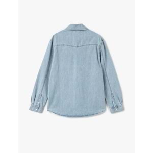 Düğmeli Jean Gömlek 5SAM60001ID