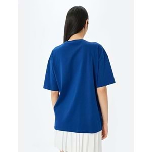 Kısa Kollu Oversize Tişört 5SAL10085IK