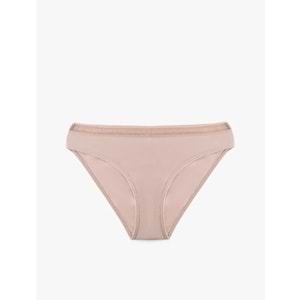 Pamuklu Brief Kadın Külot 5SLK30030MK - KOTON - PEMBE - L