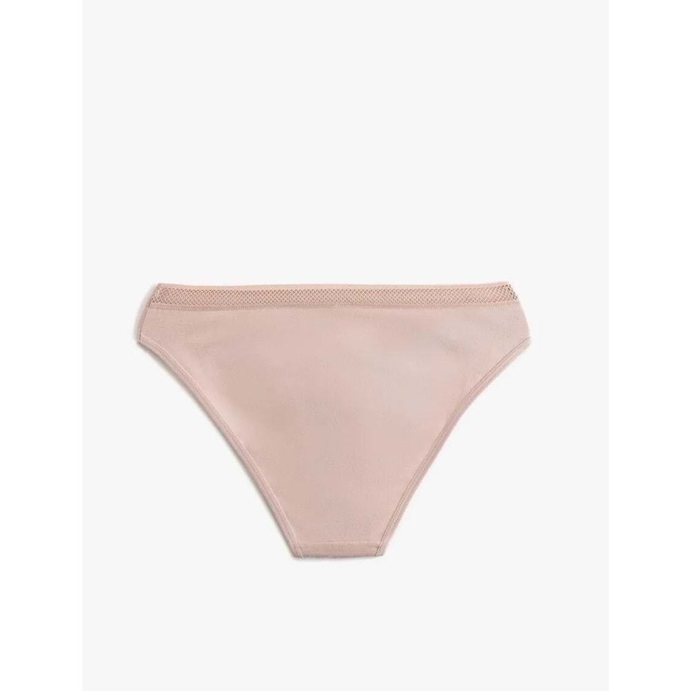 Pamuklu Brief Kadın Külot 5SLK30030MK - KOTON - PEMBE - M
