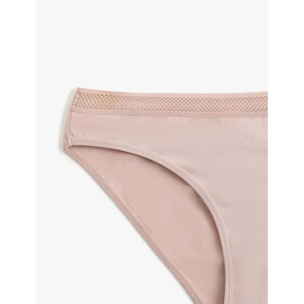 Pamuklu Brief Kadın Külot 5SLK30030MK - KOTON - PEMBE - M