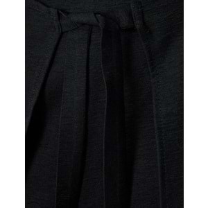 Bol Paça Viskon Pantolon 5SAK40093UW - KOTON - SİYAH - 38