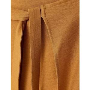 Bol Paça Viskon Pantolon 5SAK40093UW - KOTON - KAHVERENGİ - 38
