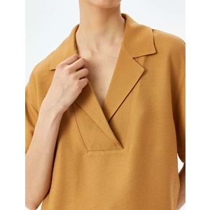 Polo Yaka Bluz 5SAK60108UW