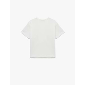 Erkek Çocuk Giyim Tişört 5SKB10496TK - KOTON - EKRU - 7-8 YAŞ