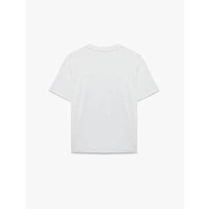 Kadın Giyim Tişört 6SAL10729IK - KOTON - EKRU - M