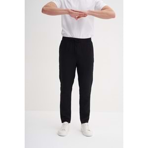 CAZ 00250 JOGGER MÜSLİN PANTOLON - CAZADOR - SİYAH - M