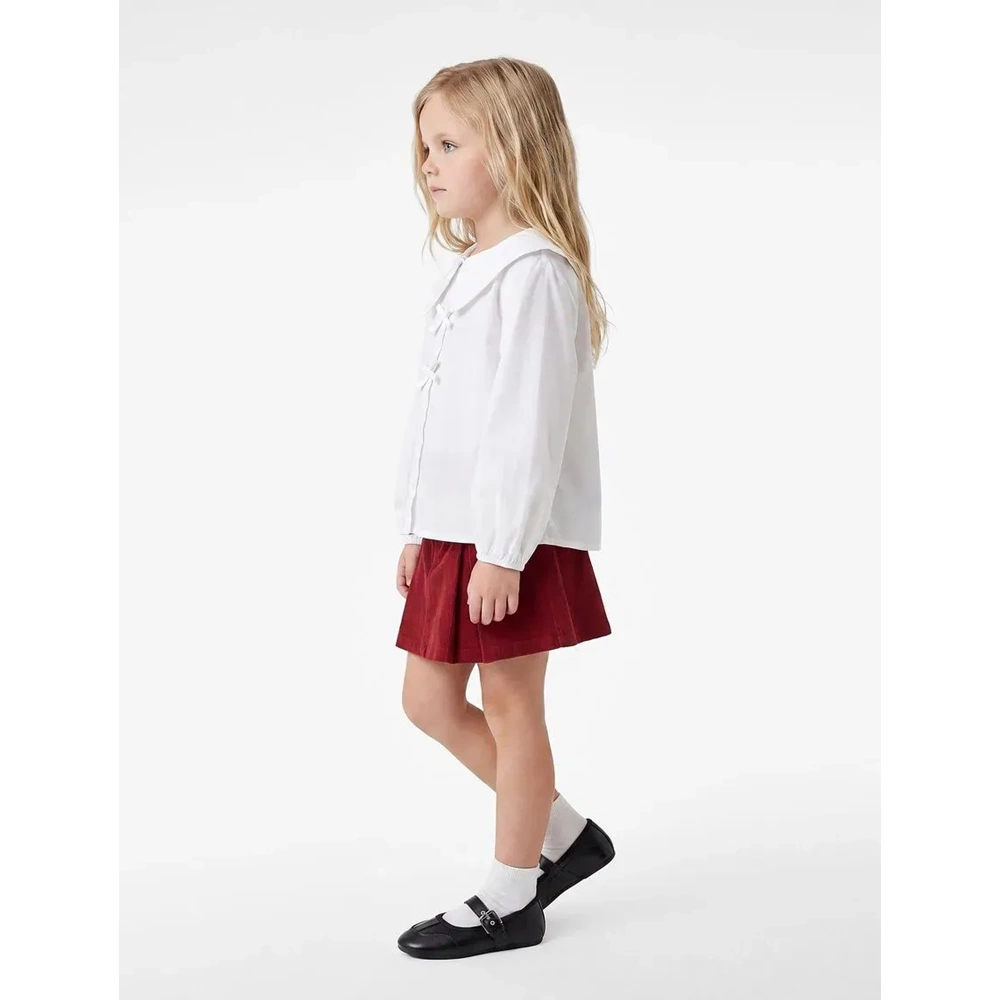 Kız Bebek Oversize Pamuklu Gömlek - 7WMG60022AW