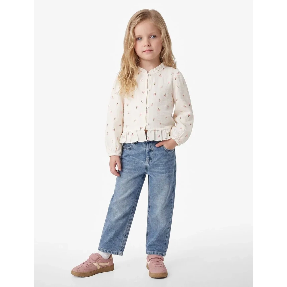 Kız Bebek Giyim Gömlek - 7WMG60001AW