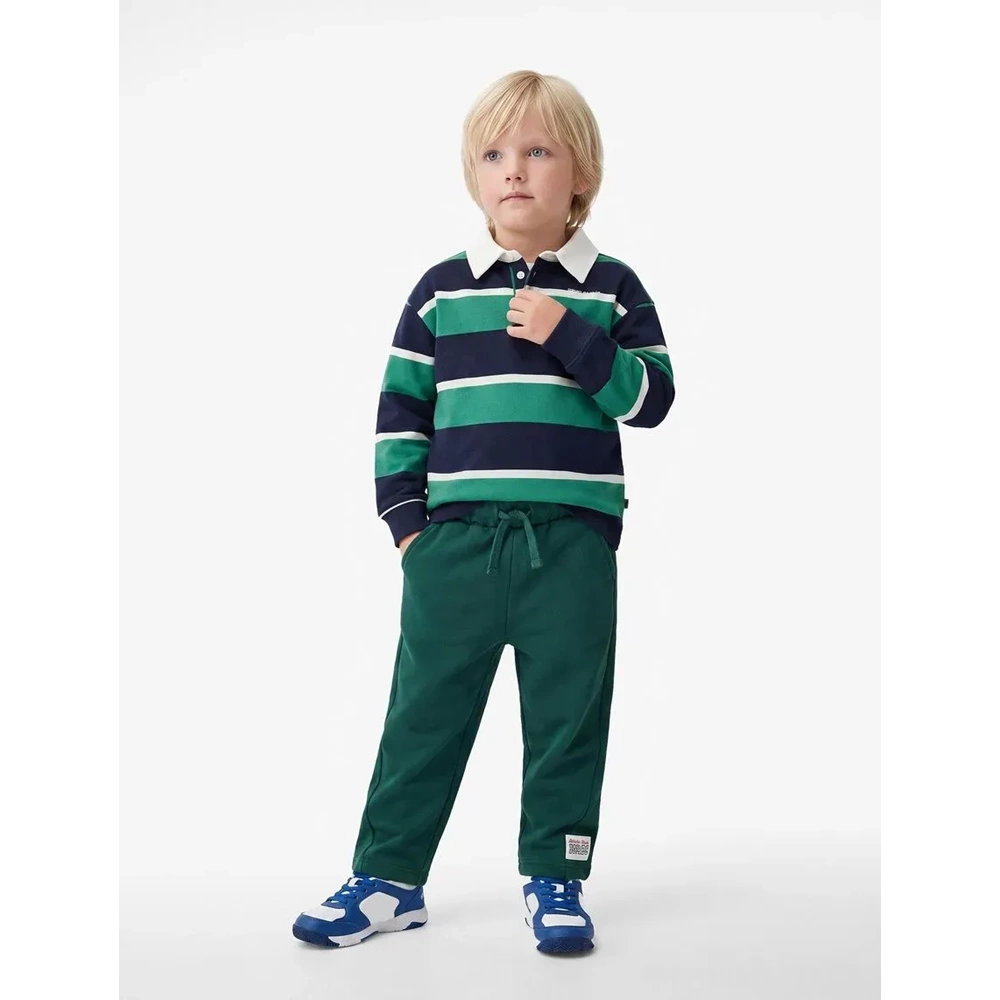 Erkek Bebek Barrel Eşofman Altı Oversize Cep Detaylı Beli Lastikli - 7WMB40035TK
