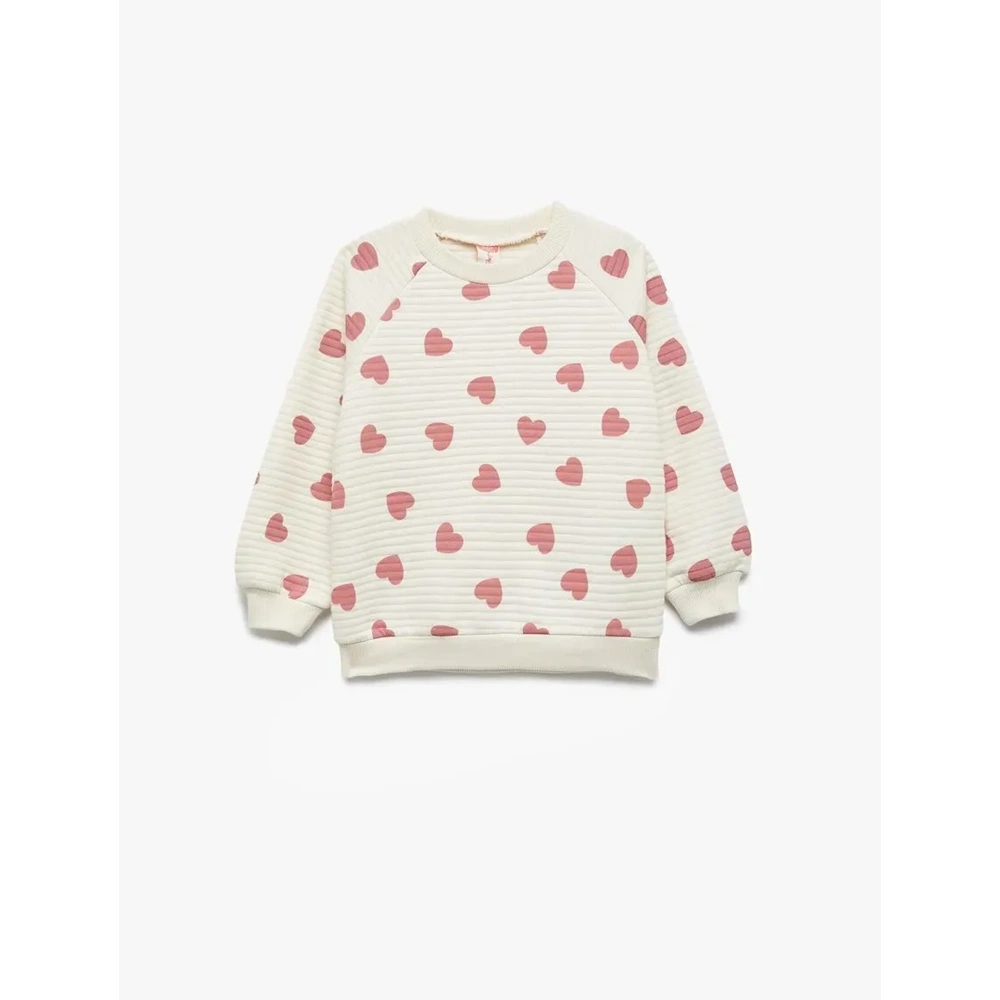 Kız Bebek Sweatshirt Yumuşak Pamuklu - 7WMG10004AK