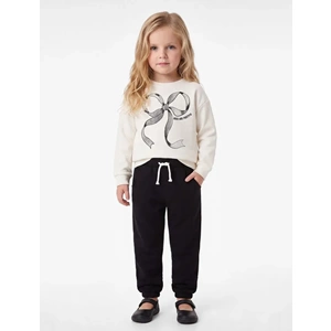 Kız Bebek Pamuklu Şardonlu Jogger Eşofman Altı - 7WMG40014AK