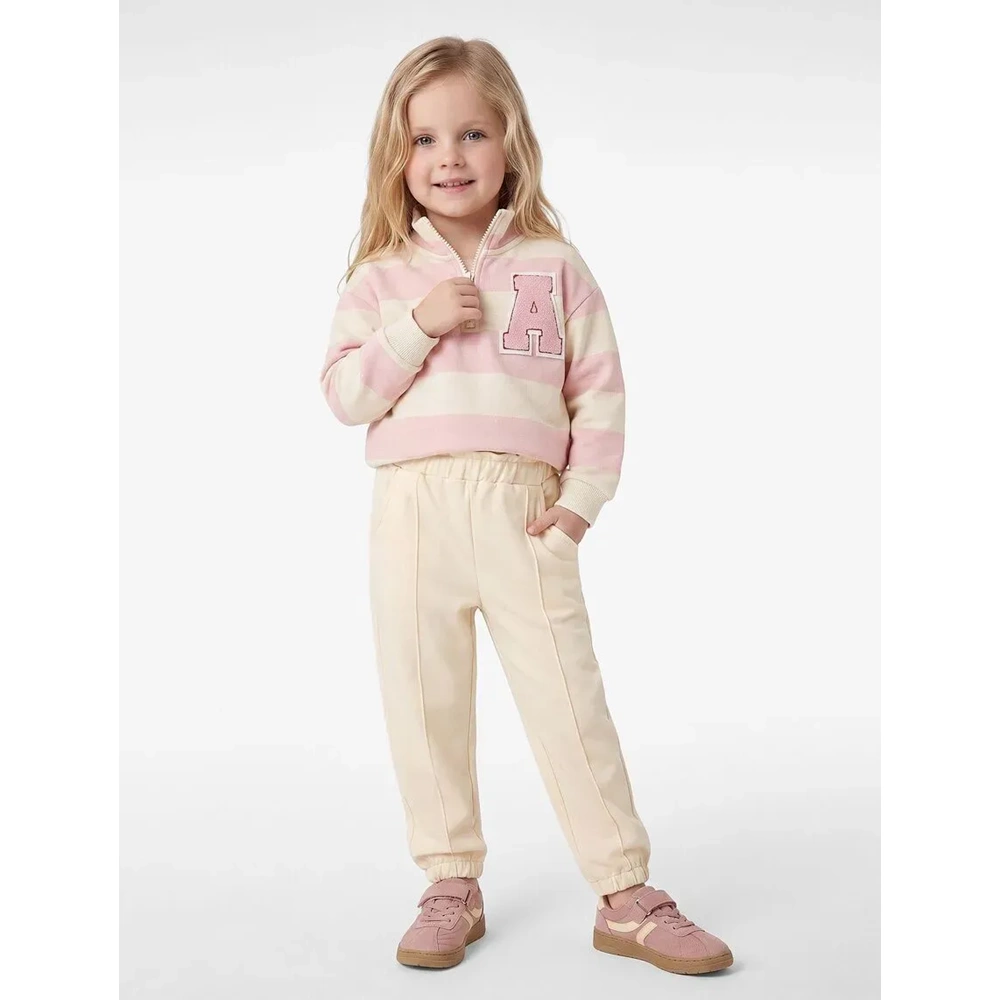 Kız Bebek Beli Lastikli Jogger Eşofman Altı - 7WMG40076AK