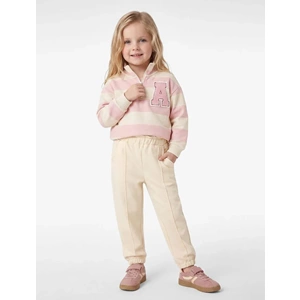 Kız Bebek Beli Lastikli Jogger Eşofman Altı - 7WMG40076AK